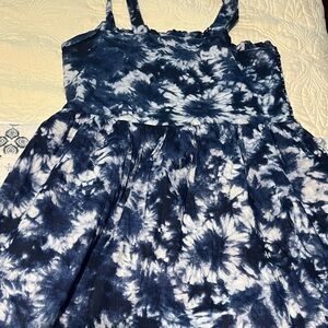 Gap Kids Navy Tie Dyed Sundress, Girls XXL. Like New.